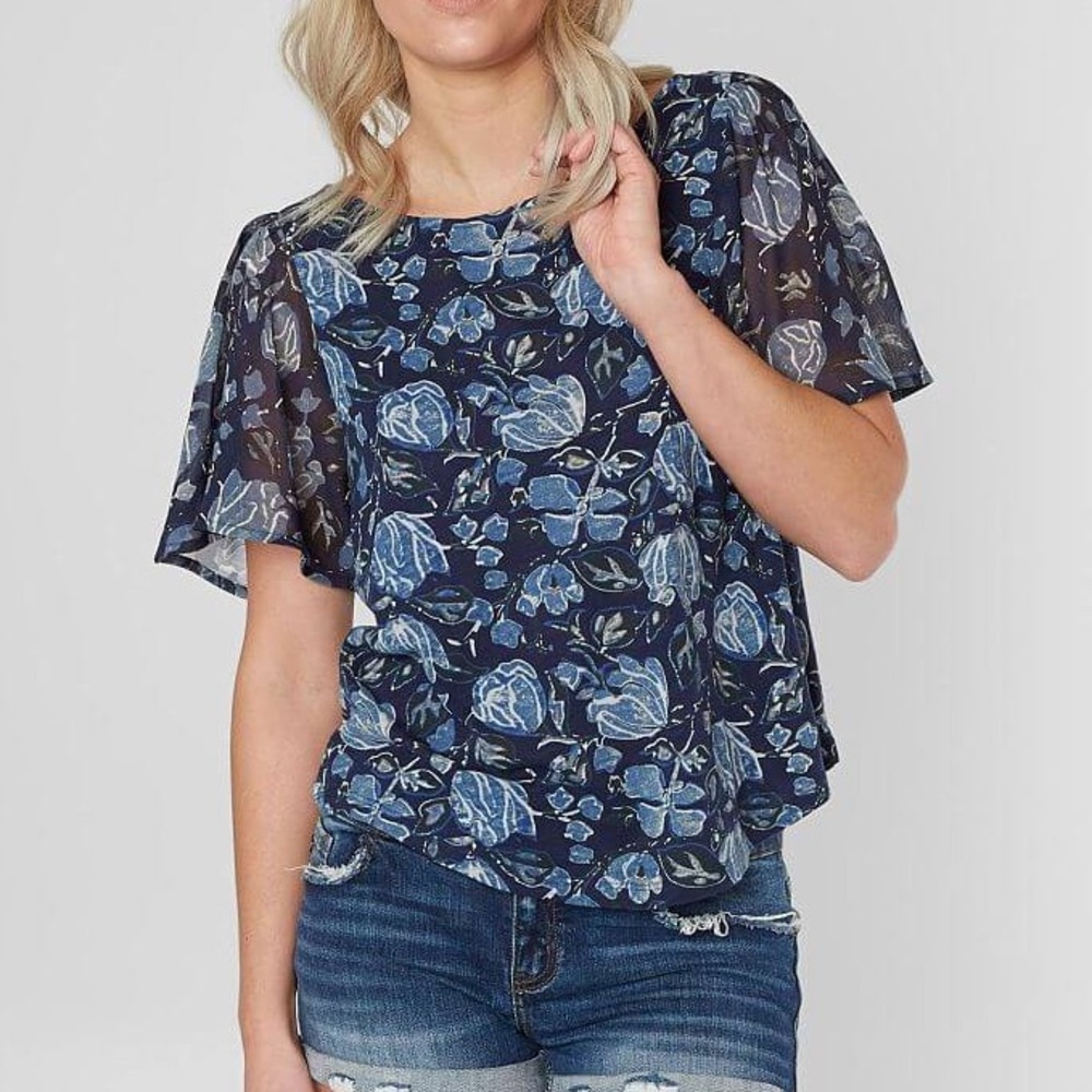 Lucky Brand Floral Blouse
